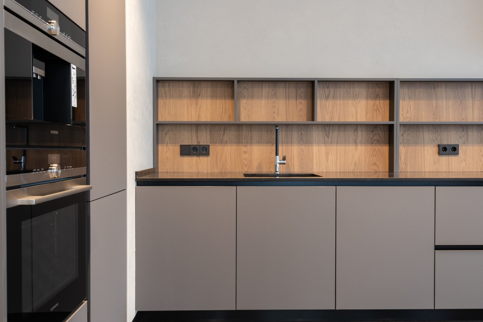 Premium fitted kitchen with timber cabinetry
